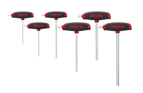 Wiha 6 piece T Shape Metric Hex Key Set, 2.5 → 8mm