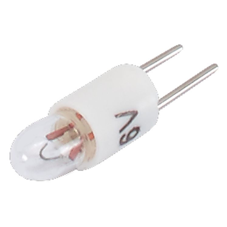 EAO Bi-Pin Filament Indicator Lamp, White, 24 V, 20 mA