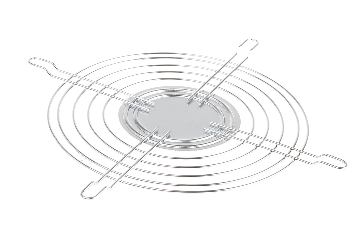 ebm-papst LZ25 Series Steel Finger Guard for 135mm Fans, 122mm Hole Spacing