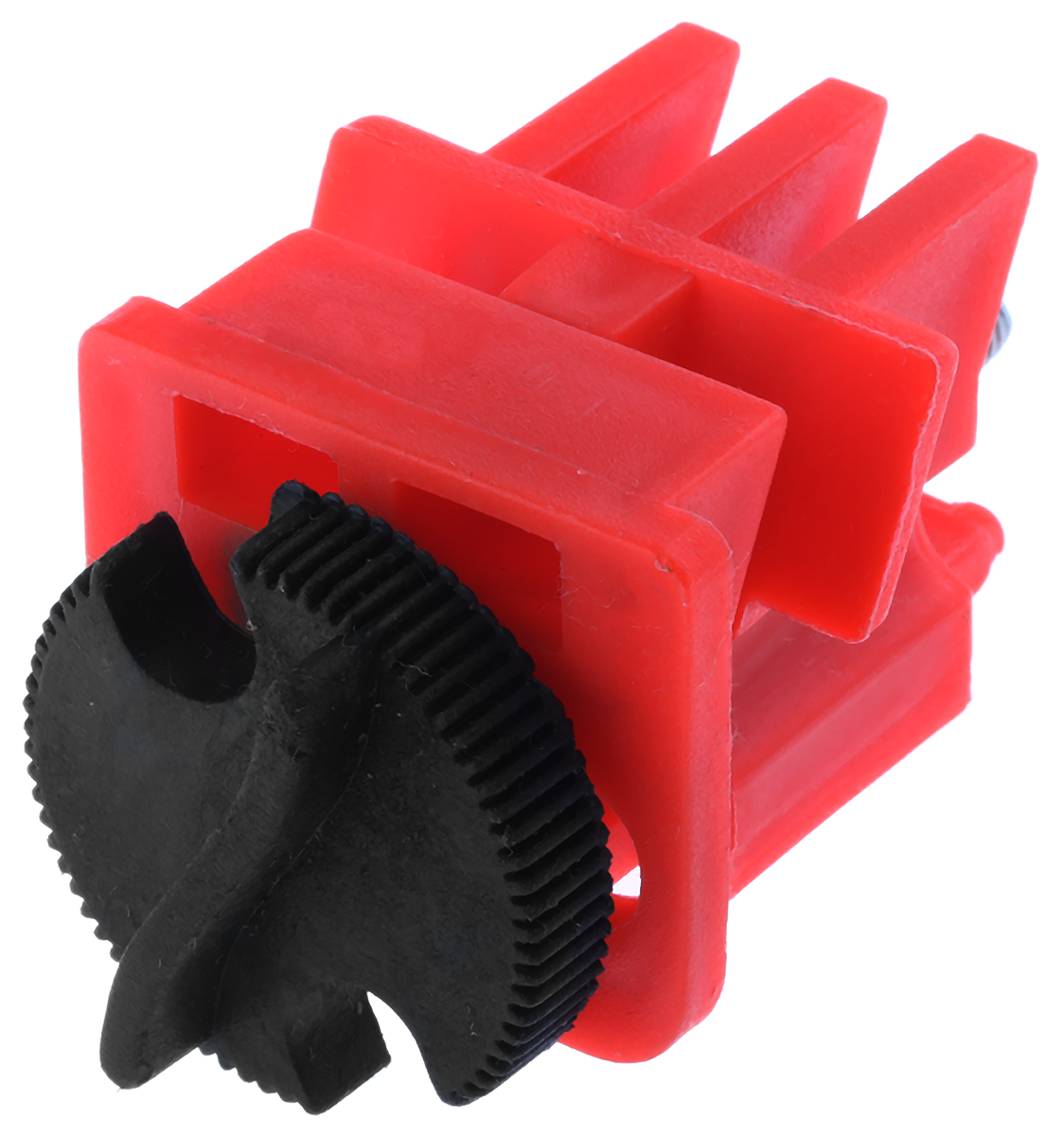 RS PRO Red 2-Lock Brass, Nylon, Polypropylene, Stainless Steel Multi-Pole Breaker Lockout, 7.25mm Shackle, 11mm