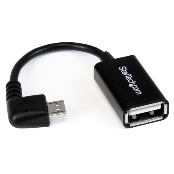 StarTech.com USB 2.0, Male Micro USB B to Female USB A, 480Mbps, 150mm