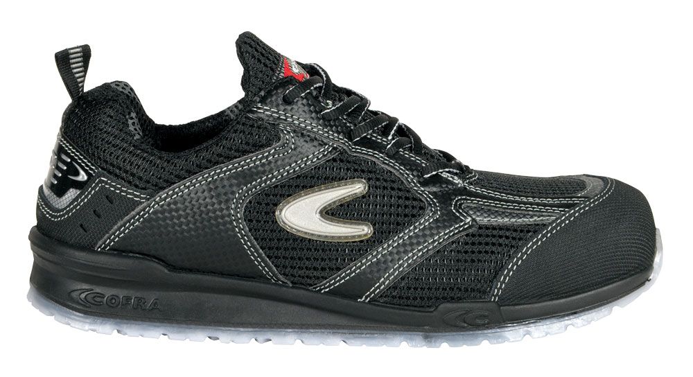 Cofra PETRI Men's Black Toe Capped Safety Trainers, EU 46