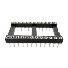 RS PRO 2.54mm Pitch Vertical 24 Way, Through Hole Turned Pin IC Dip Socket, 3A