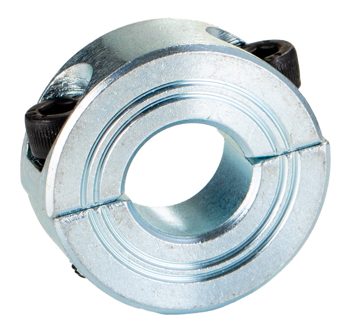 RS PRO Shaft Collar, Two Piece, Clamp Screw, Bore 15mm, OD 34mm, W 13mm, Steel