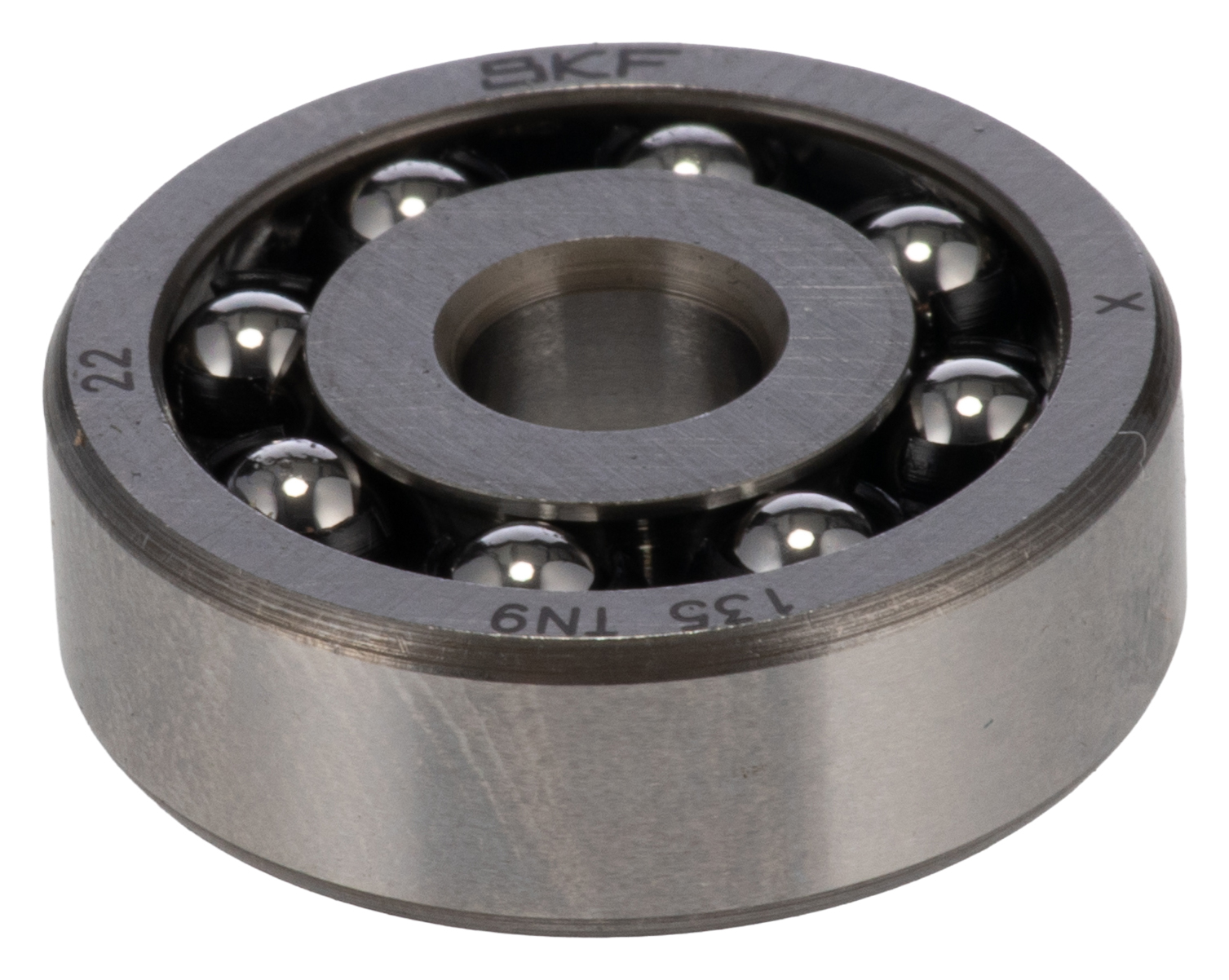 SKF 135 TN9 5 mm ID 2 Row Ball Bearing -, 19 mm OD