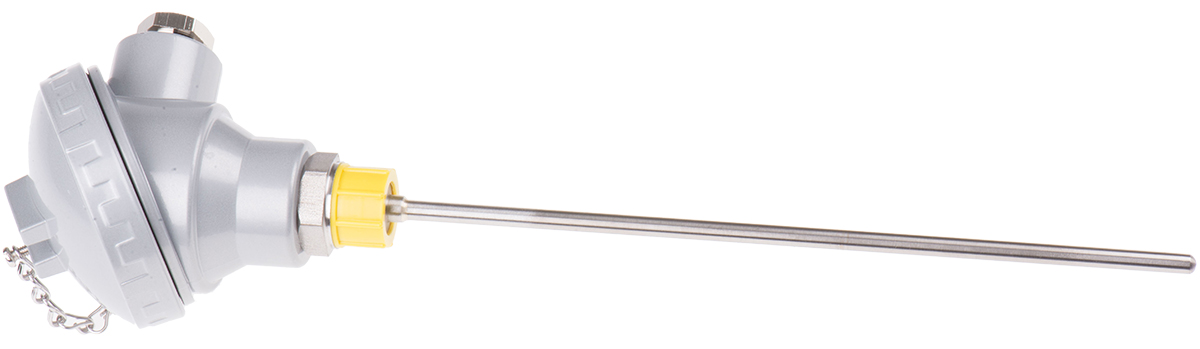 RS PRO Type K Thermocouple 250mm Length, 6mm Diameter → +1100°C
