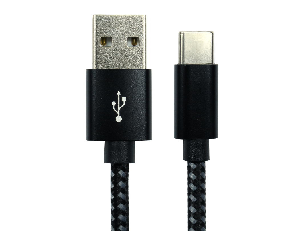 RS PRO USB 2.0, Male USB A to Male USB C, 480Mbps, 1.8m, 15W