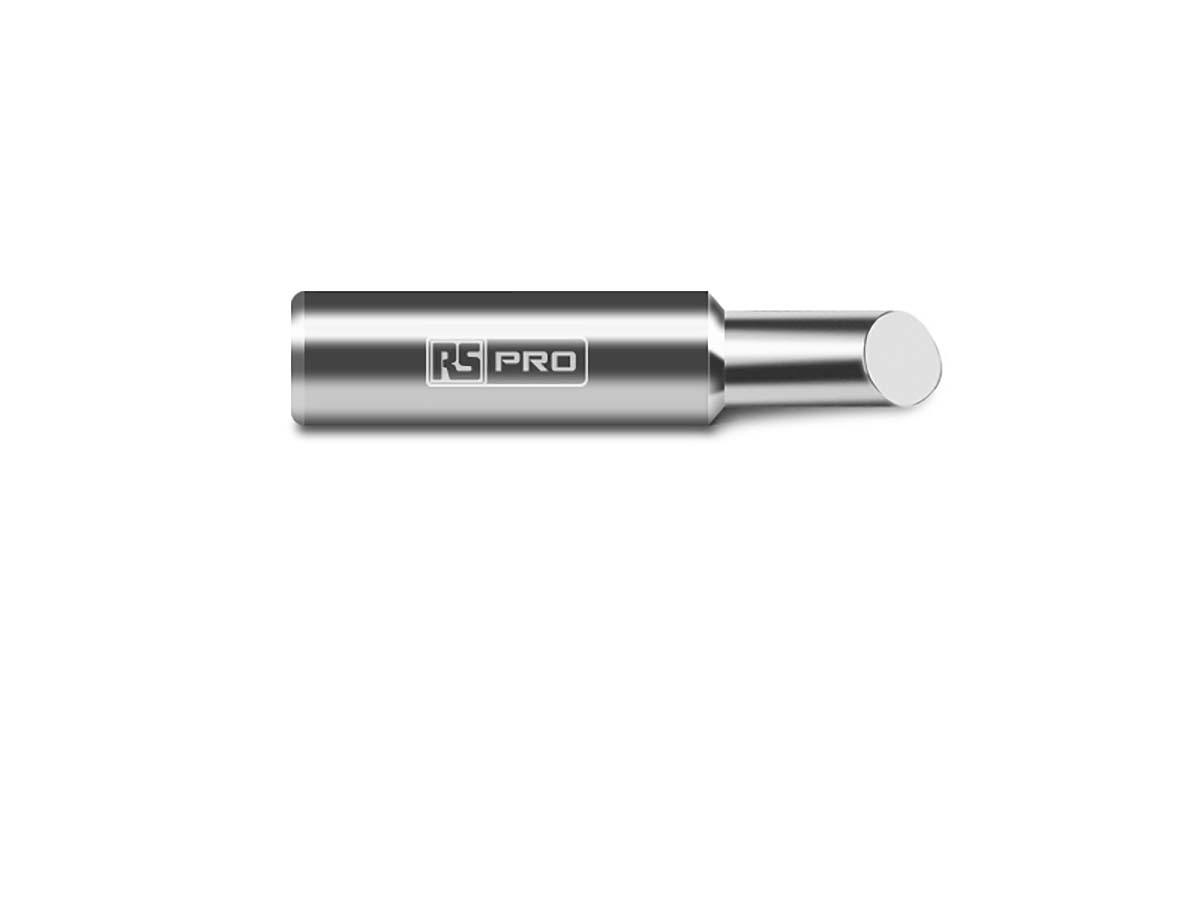 RS PRO 6.4 mm Straight Hoof Soldering Iron Tip for use with RS PRO Soldering Irons
