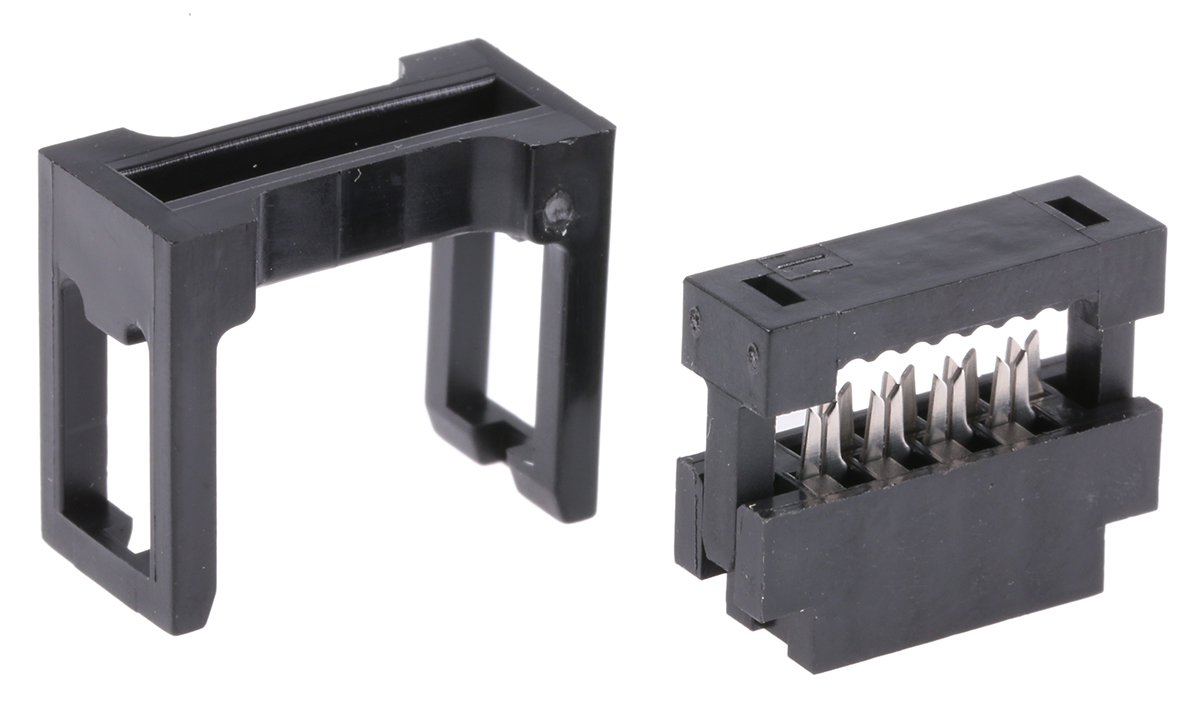 Amphenol Communications Solutions 8-Way IDC Connector Socket for Cable Mount, 2-Row
