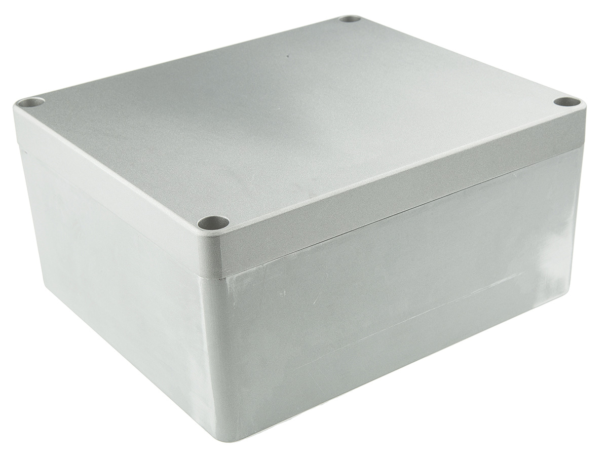 Fibox Euronord Series Unpainted Aluminium Enclosure, IP66, IP67, IP68, Unpainted Lid, 230 x 200 x 110mm