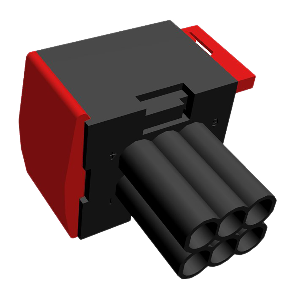 TE Connectivity, Junior Power Timer Automotive Connector Socket Black Plug-In 6 Way 1-967241-1