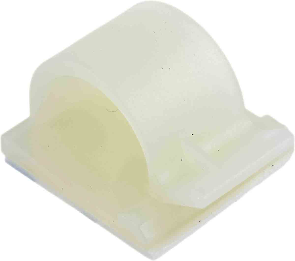 RS PRO Natural Nylon Cable clip, 13.51mm Max. Bundle