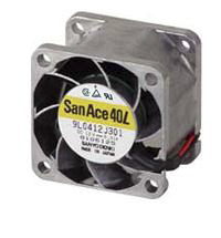 Sanyo Denki 9L Series Axial Fan, 12 V dc, DC Operation, 9.6m³/h, 540mW, 40mA Max, 40 x 40 x 28mm