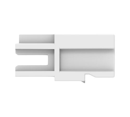 TE Connectivity 2391423 Series Receptacle Edge Connector, Board Mount, 3-Contacts, 2.5mm Pitch, 1-Row, Crimp Termination