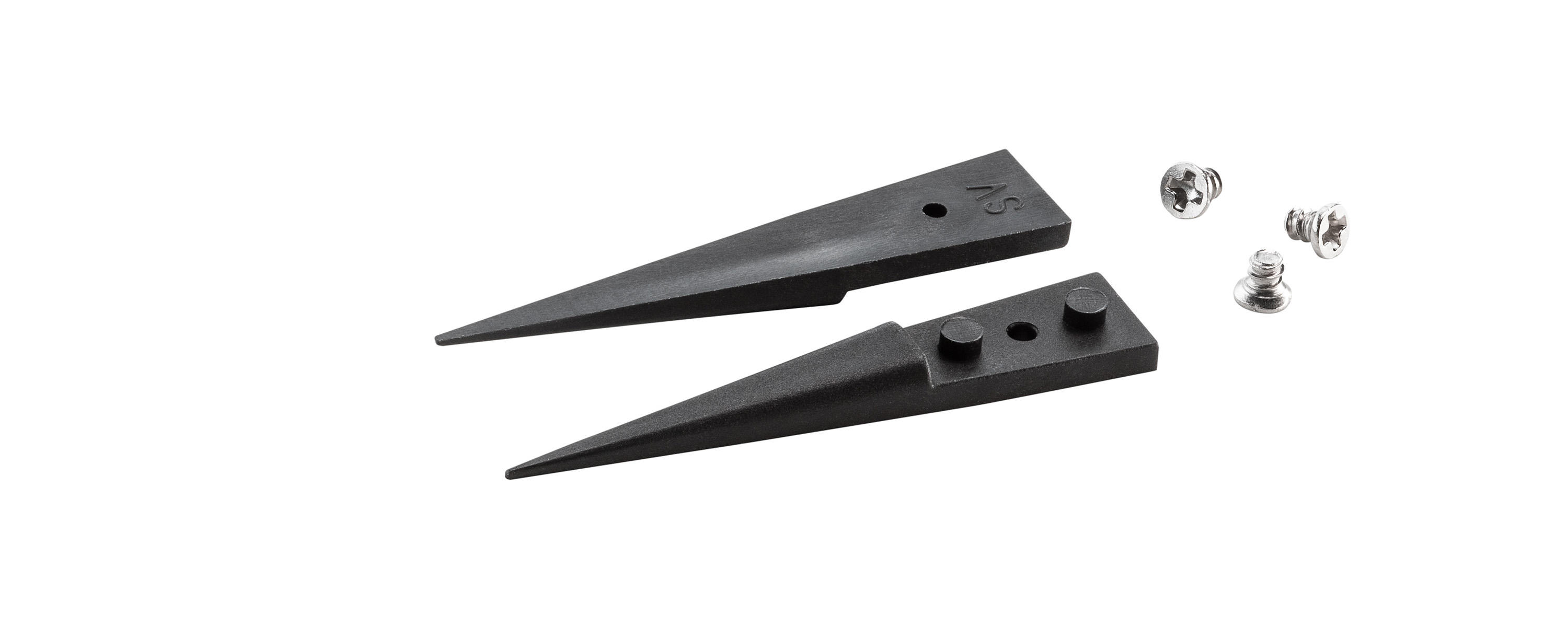 ideal-tek 40 mm, PVDF, Straight, ESD Tweezers