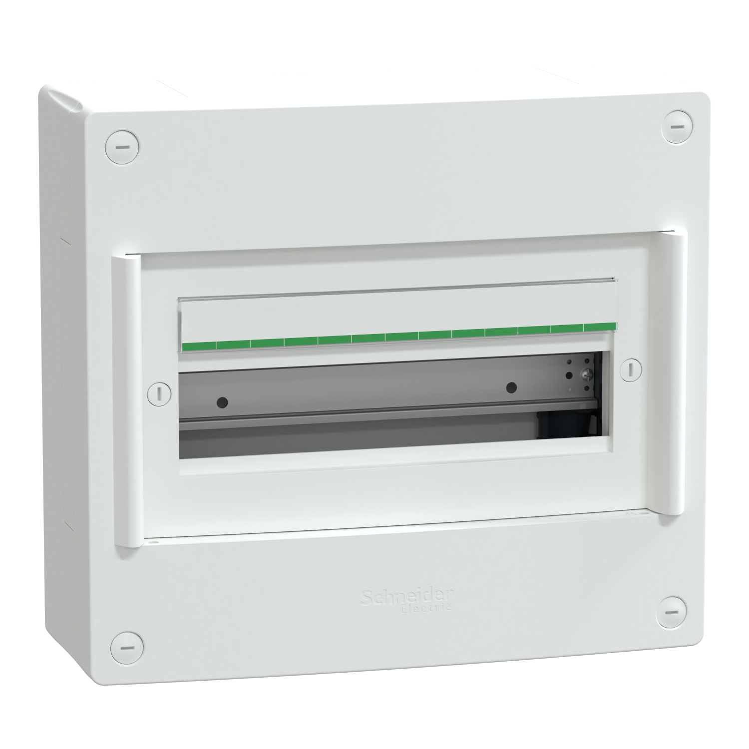 Schneider Electric PrismaSeT XS Series White Technoplastic Enclosure, IP30, IP40, IK08, IK09, White Lid, 300 x 302 x
