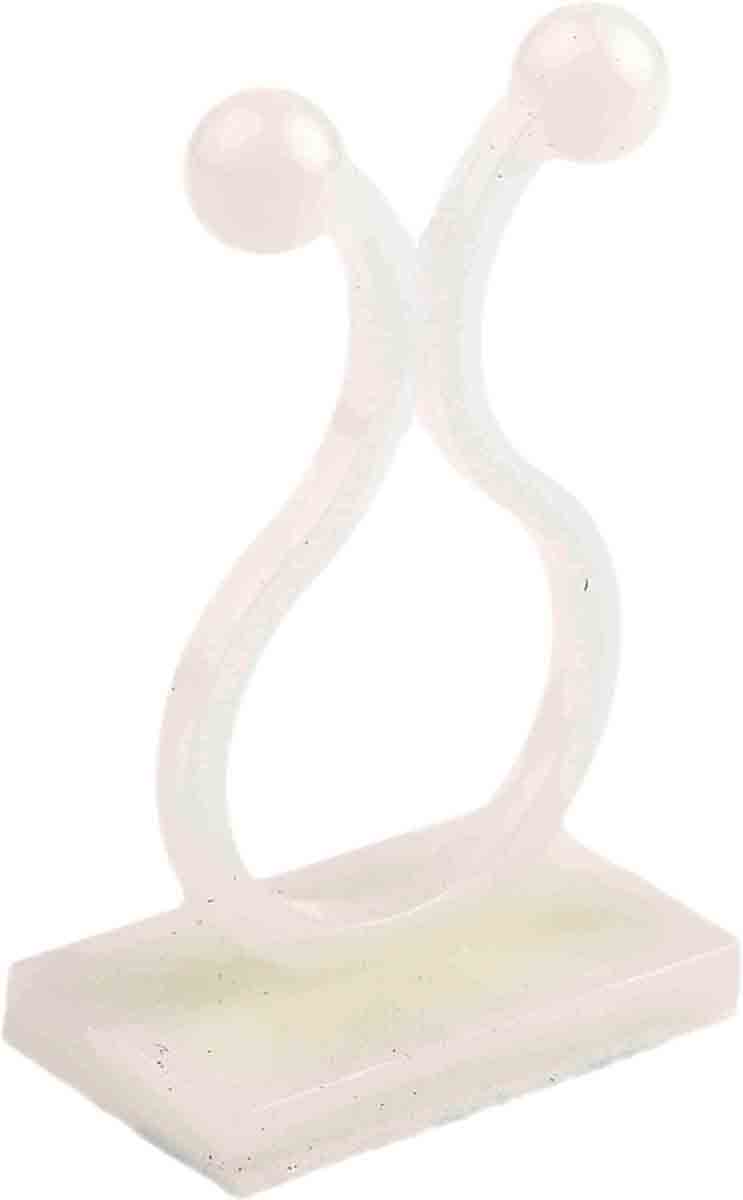 RS PRO Natural Nylon U-shaped clip, 12.7mm Max. Bundle