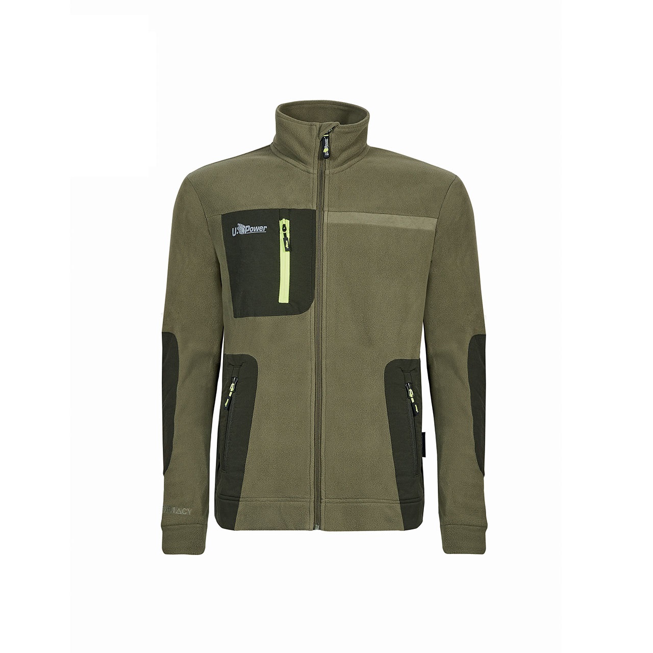 UPower VENUS Green 100% Polyester Men Fleece Jacket XL