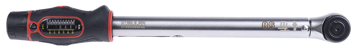 Norbar Torque Tools Click Torque Wrench, 10 → 50Nm, 3/8 in Drive, Square Drive