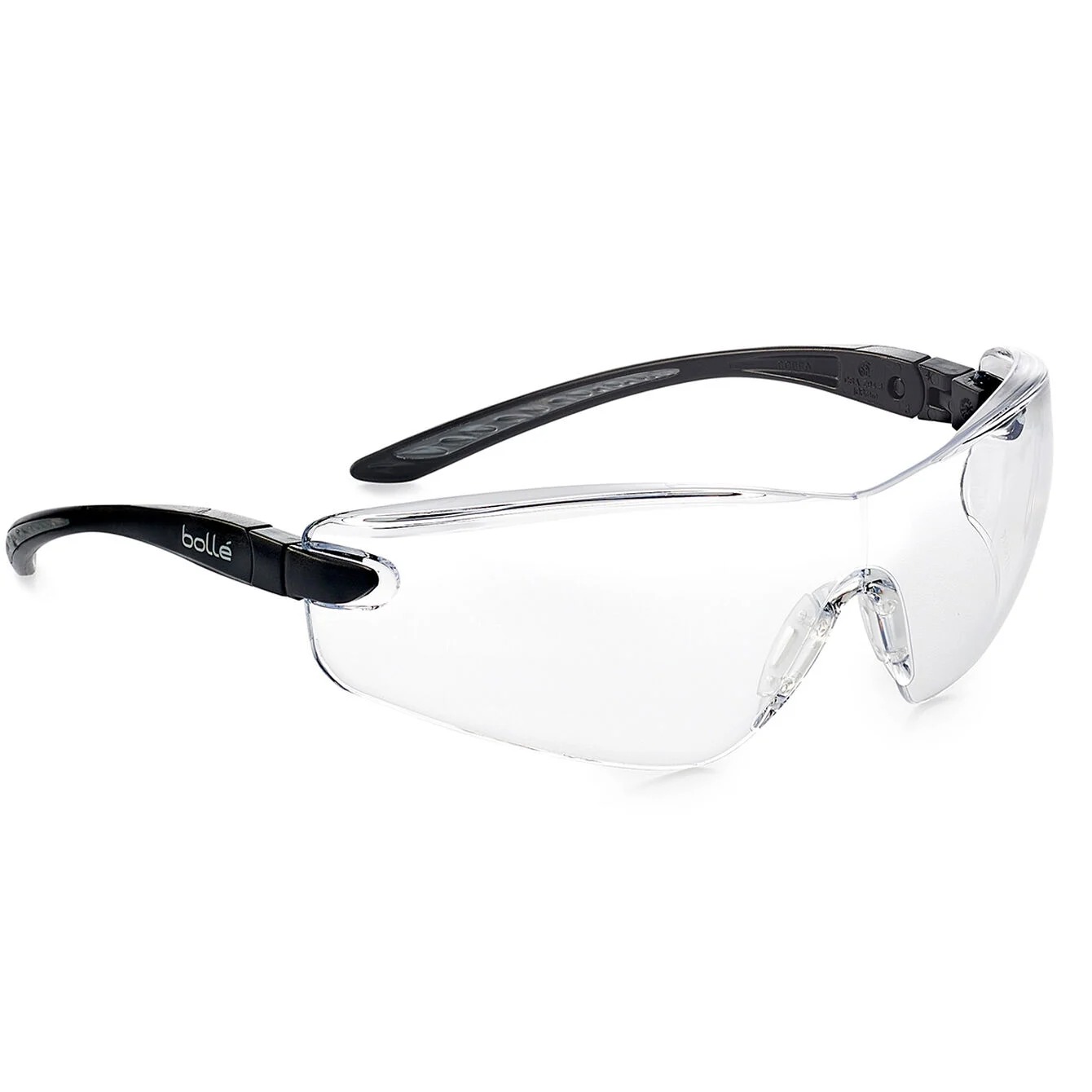 Bolle COBRA Anti-Mist Safety Spectacles, Clear Polycarbonate Lens