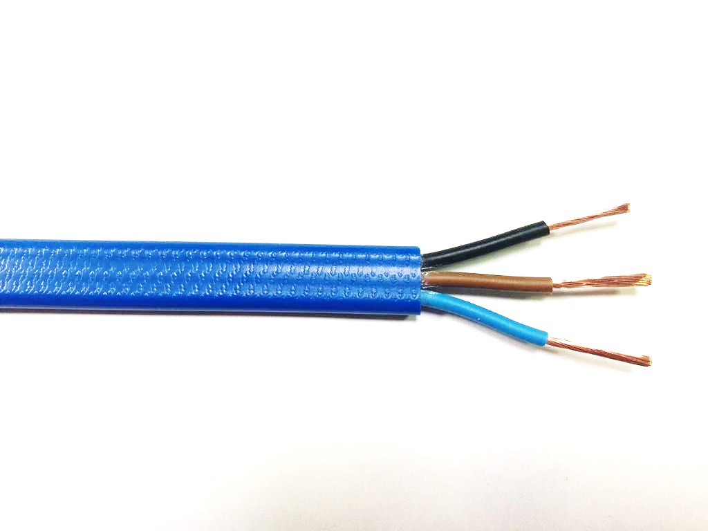 RS PRO 1.5 mm² 3 Core Power Cable, H07VVH6-F, Blue PVC, 100m