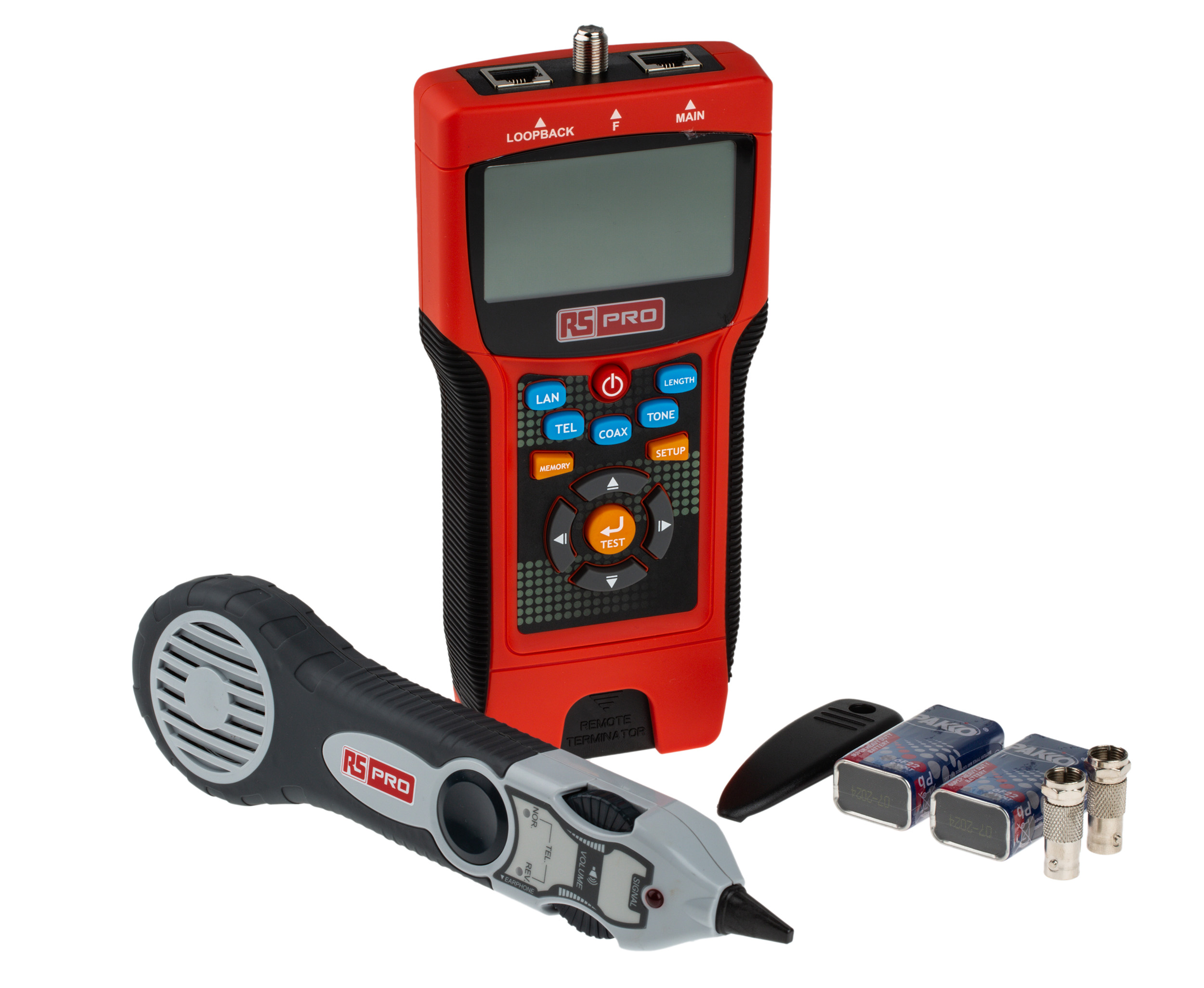 RS PRO 2670 Network Tester F, RJ12, RJ45