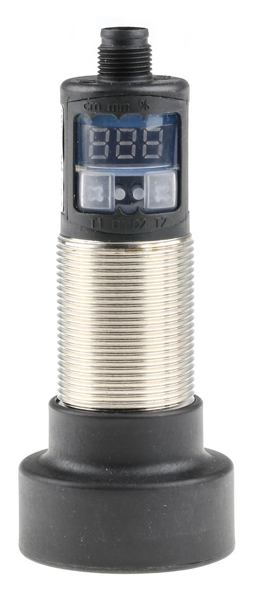 BALLUFF Ultrasonic Threaded Barrel Proximity Sensor, M30, 5 m Detection, PNP NO/NC, 9 → 30 V dc