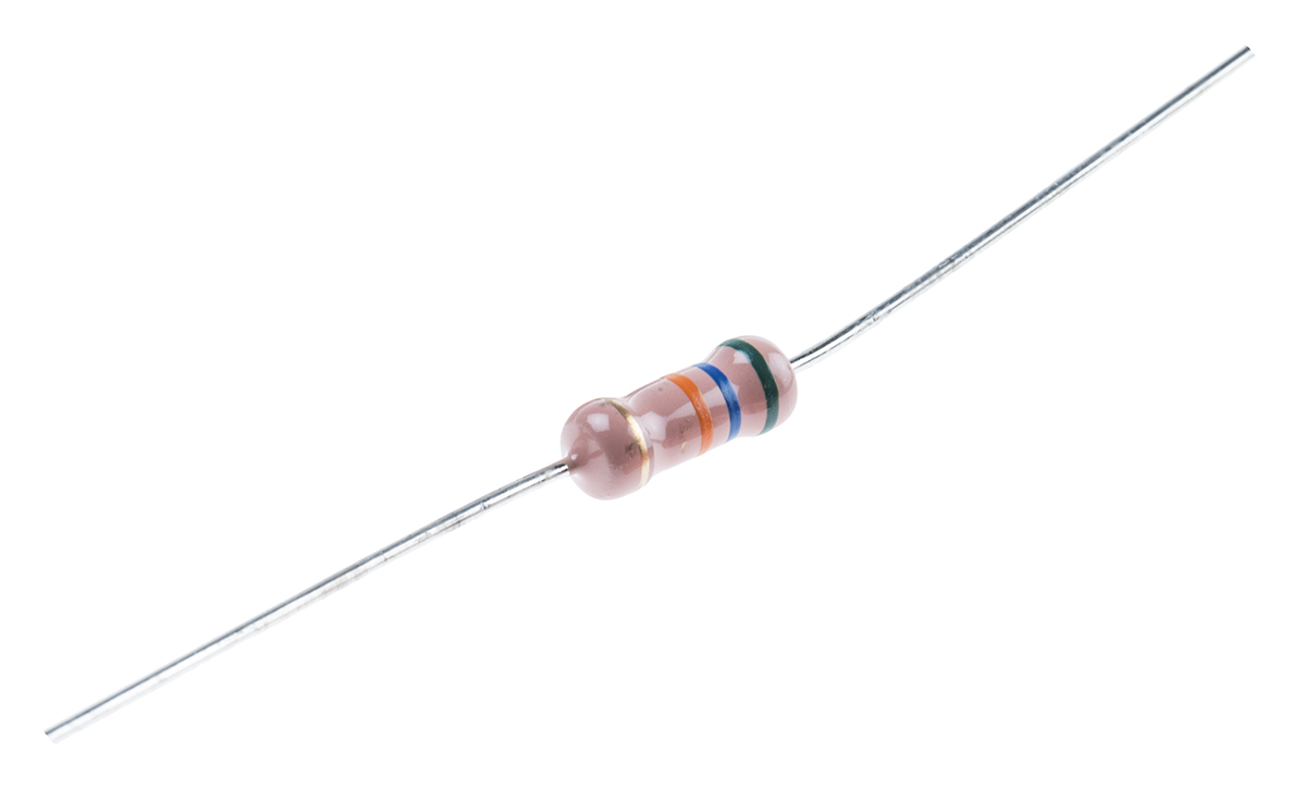RS PRO 56kΩ Carbon Film Resistor 2W ±5%