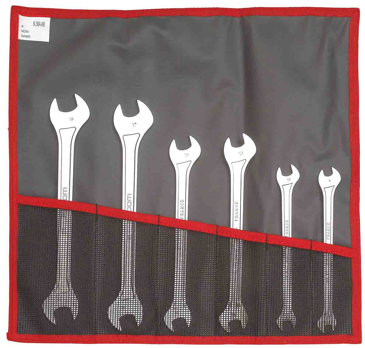 Facom 31.JE Series 8-Piece Spanner Set, 8 x 9 → 22 x 24 mm