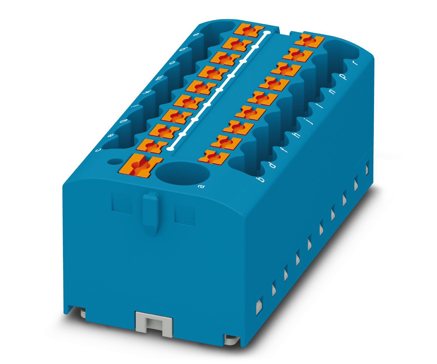 Phoenix Contact Distribution Block, 19 Way, 4mm², 24A, 450 V, Red