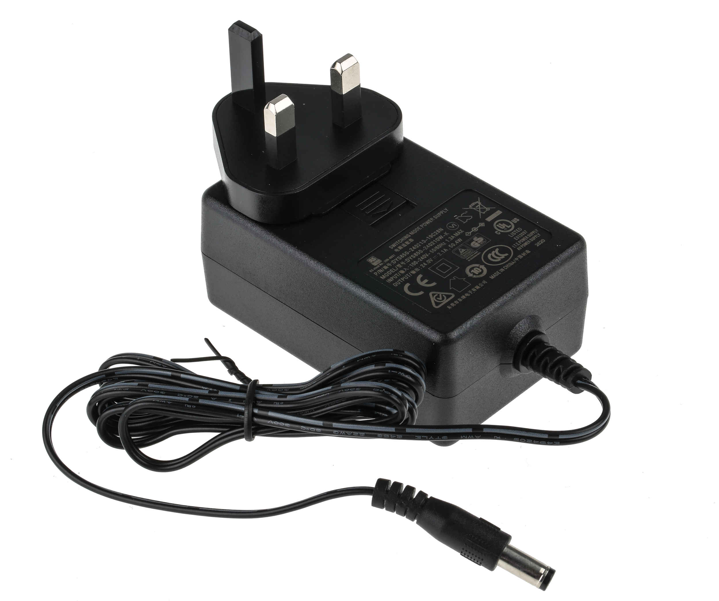 RS PRO 50.4W Plug-In AC/DC Adapter 24V dc Output, 2.1A Output