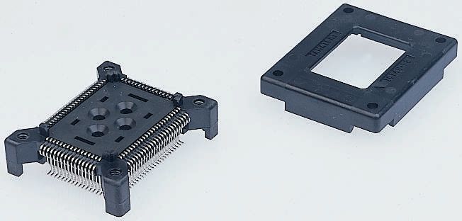 Yamaichi 0.65mm Pitch 100 Way SMT QFP Prototyping IC Socket