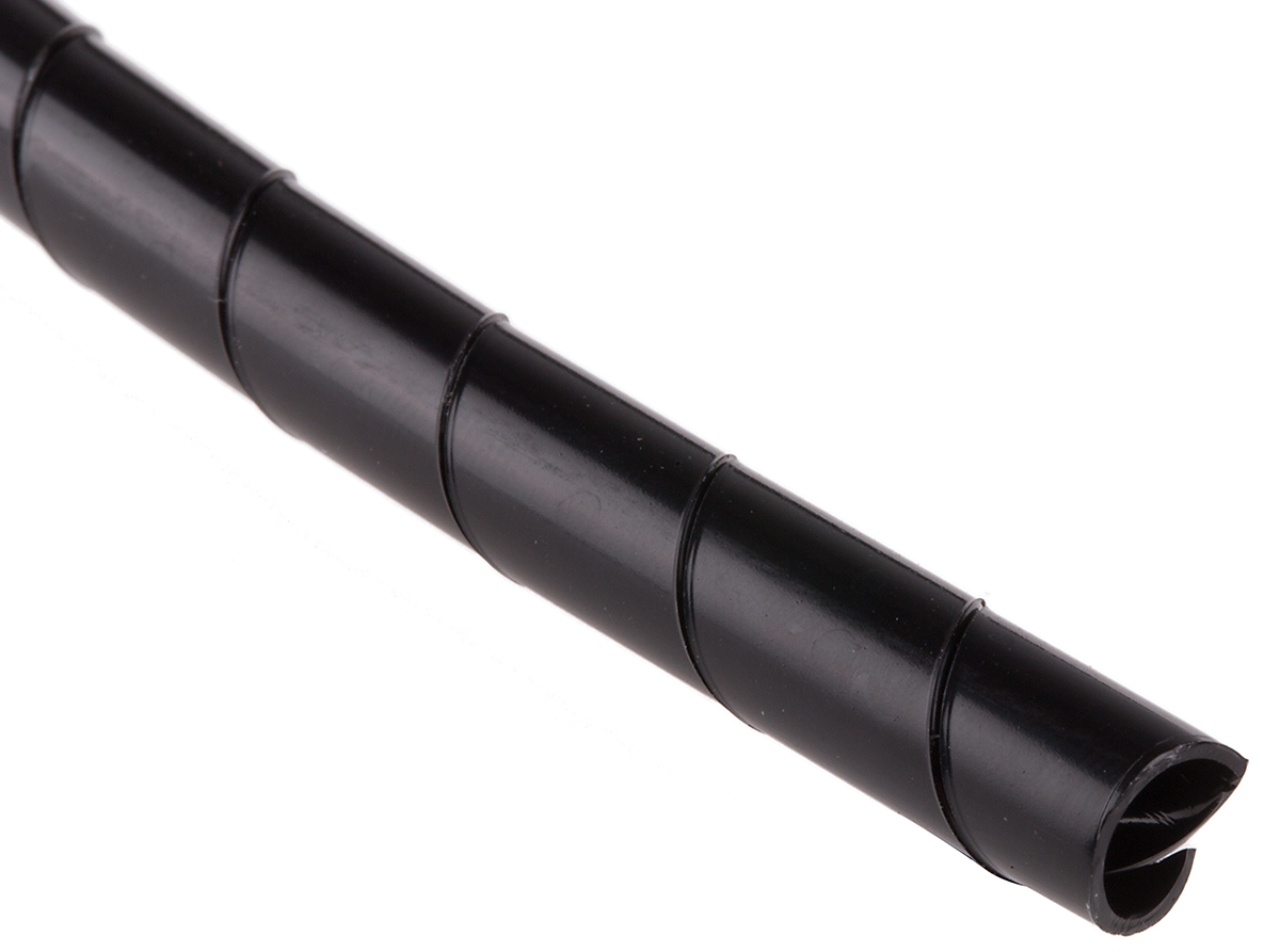 RS PRO Spiral Wrap, I.D 6mm, 30mm Nylon