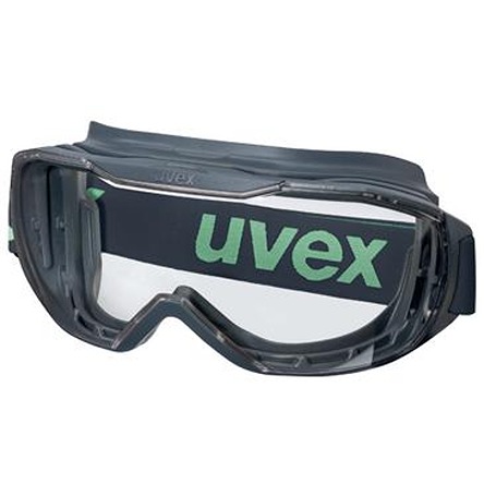 uvex megasonic planet, Scratch Resistant Anti-Mist Safety Goggles with Clear Lenses