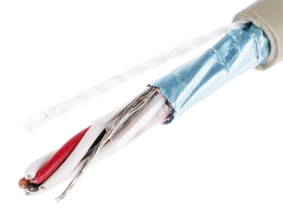 Alpha Wire ProTekt Series Data Cable, 3 Pairs, 6 Cores, 0.35 mm², Screened, 22 AWG, 50m, Screened Shield