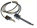Mueller Electric Test lead, 5A, 300V, Black, 1.2m Lead Length