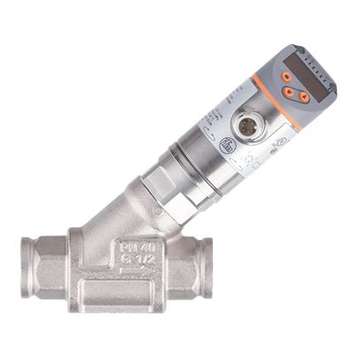 ifm electronic SBG Series Flow Meter for Coolants, Glycol Solutions, Water, 1 l/min Min, 50 L/min Max