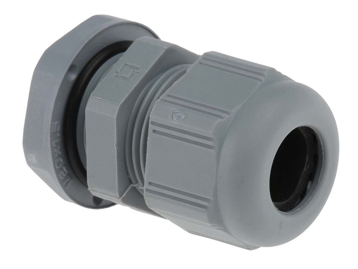 Legrand Grey Polyamide Cable Gland, M20 Thread, 6mm min., 12mm max., IP68