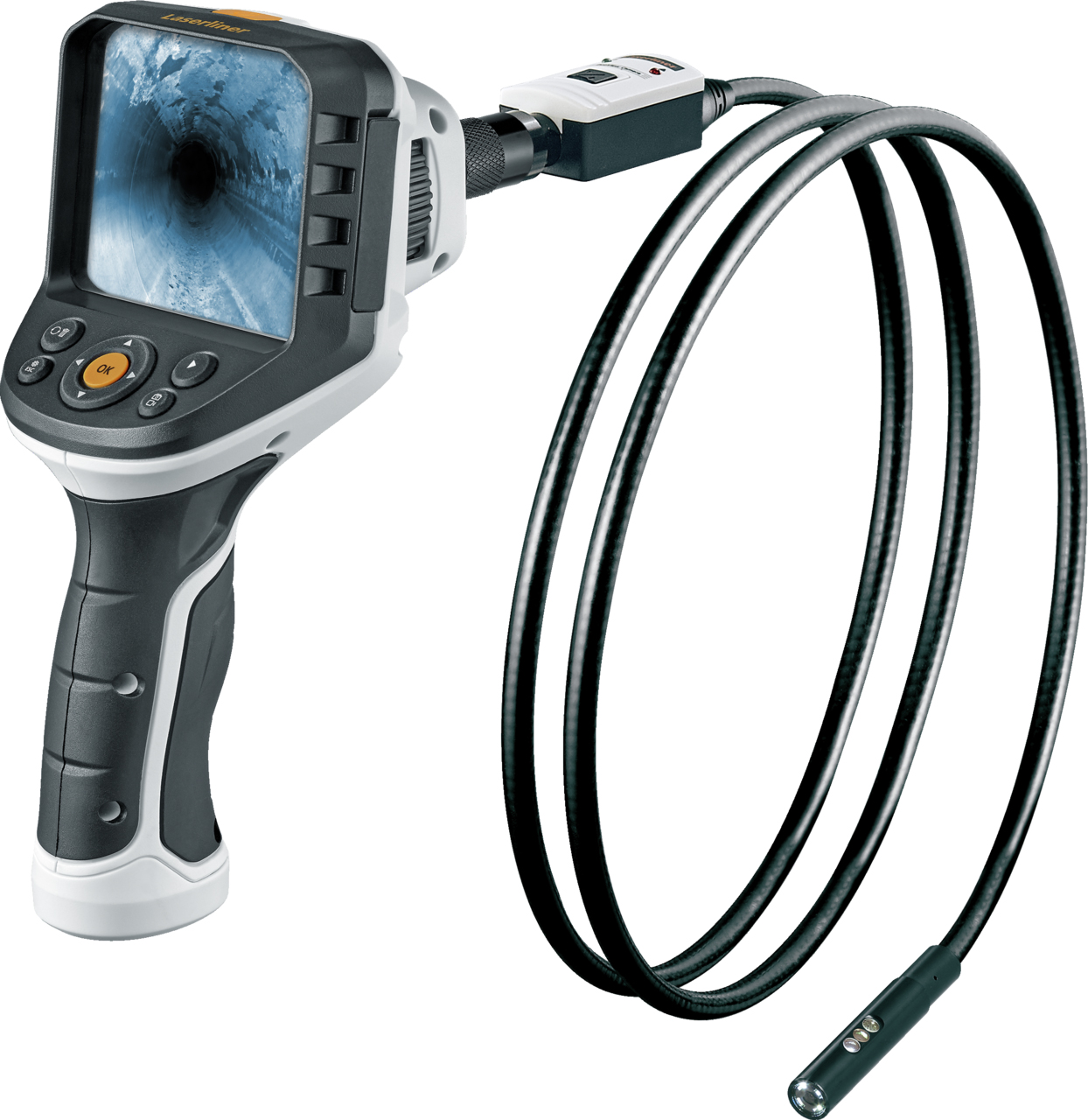 Laserliner 092.944A 9mm probe Inspection Camera Kit, 1000mm Probe Length, 640 x 480pixels Resolution, LED Illumination