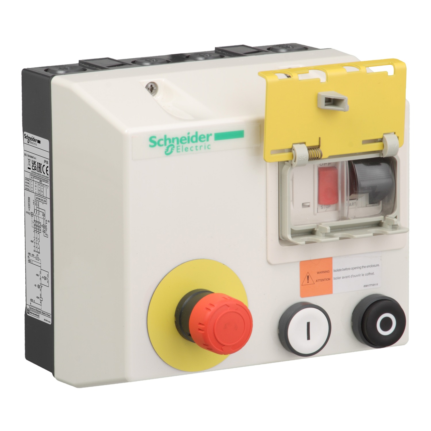 TeSys LJ Motor Starter, DOL, 1.5 kW, 24 V ac, IP55