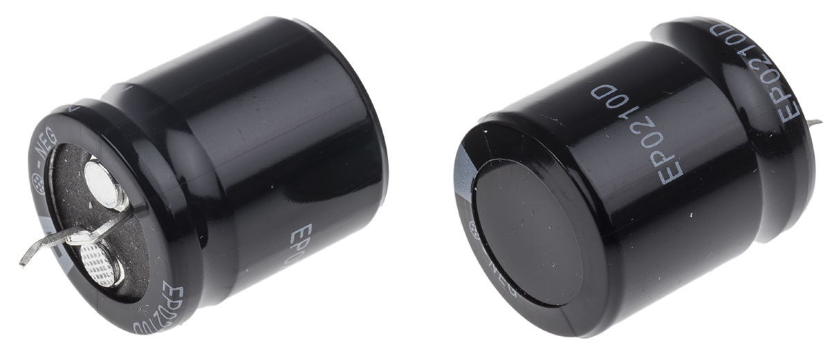 RS PRO 68μF Aluminium Electrolytic Capacitor 400V dc, Snap-In