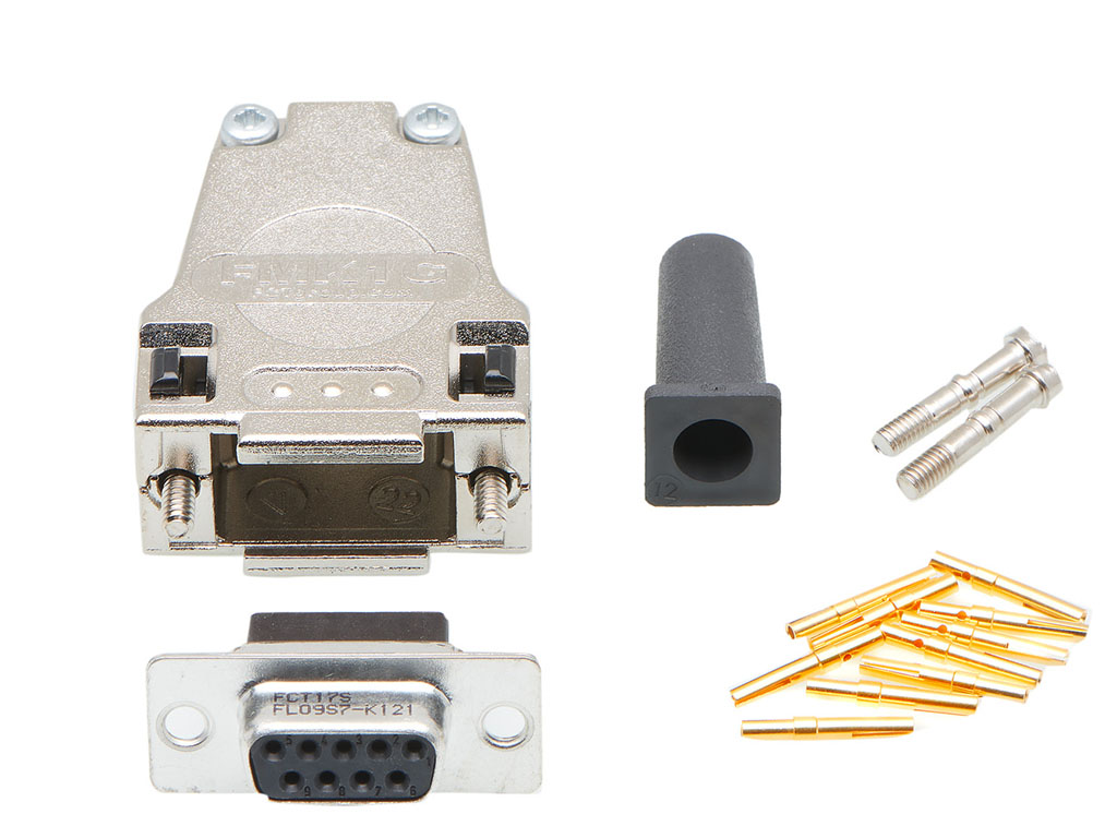FCT from Molex, FCT Series D-Sub Connector Backshell For Use With D-Sub Connectors