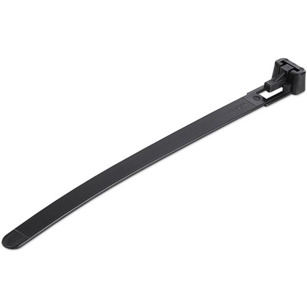 StarTech.com Cable Tie, Reuseable, 125mm x 8 mm, Black Nylon, Pk-100