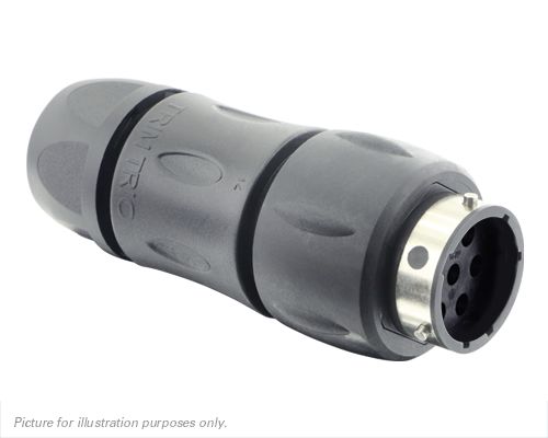 Souriau Sunbank by Eaton Circular Connector, 7 Contacts, In-Line, Standard Connector, Socket, Male, IP68, IP69K, UTGX
