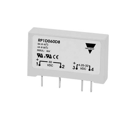Carlo Gavazzi RP1 Series Solid State Relay, 4 A Load, PCB Mount, 60 V dc Load, 32 V dc Control