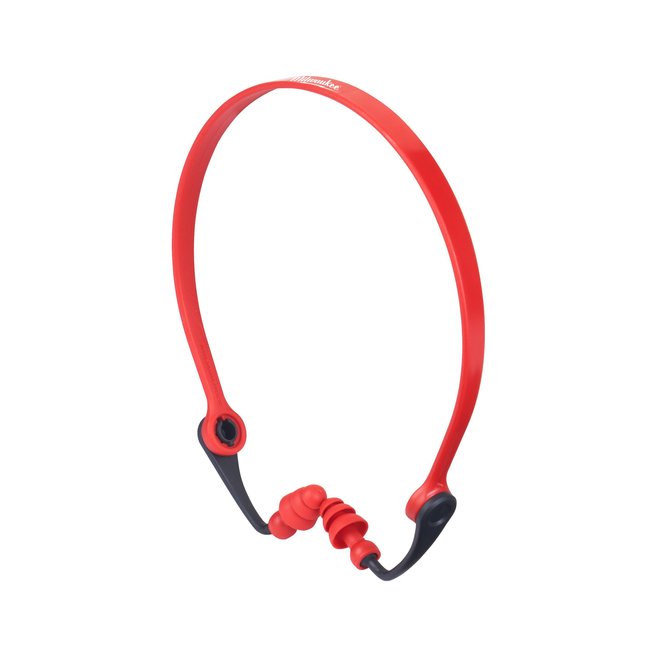 Milwaukee Red Reusable Band Ear Plugs, 32dB Rated