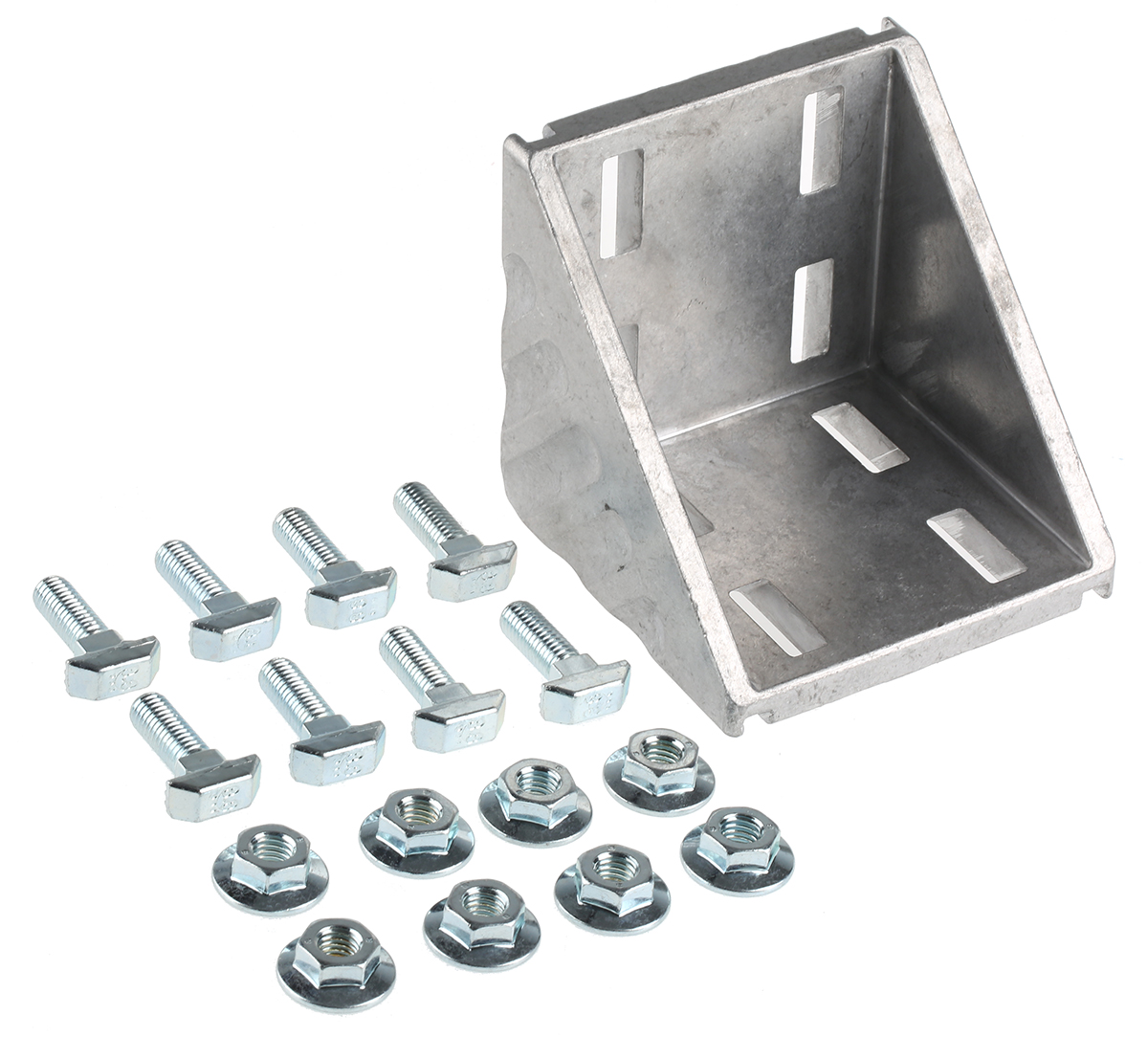 Bosch Rexroth M8 Angle Bracket, Connecting Component, Strut Profile 90 mm, Groove Size 10mm