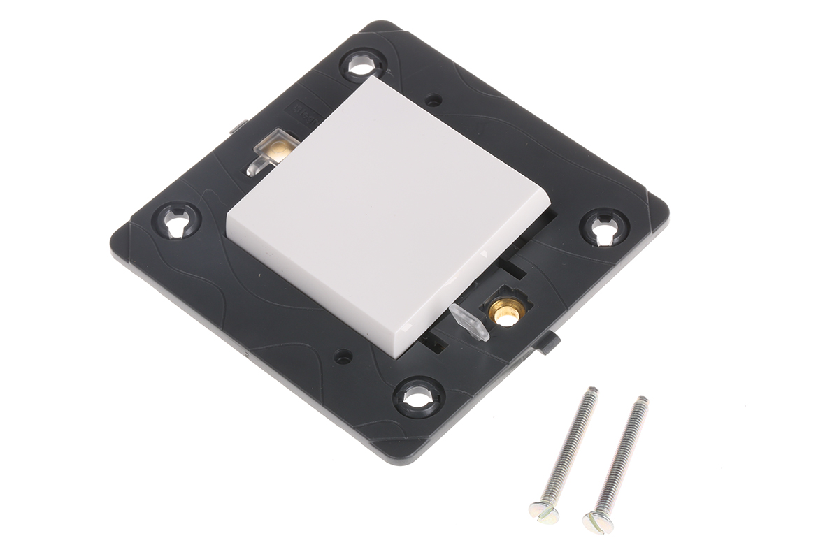 Legrand White Rocker Light Switch, 2 Way, 1 Gang, Arteor