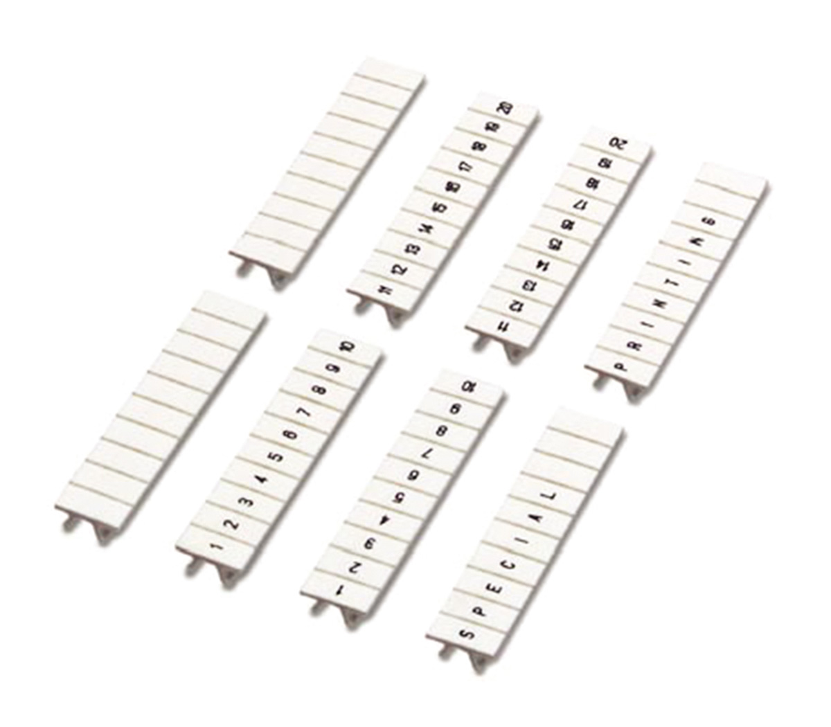 Phoenix Contact, ZB 5.LGS:(1-100/VERP) Zack Marker Strip for use with Terminal Block Width 5.2 mm