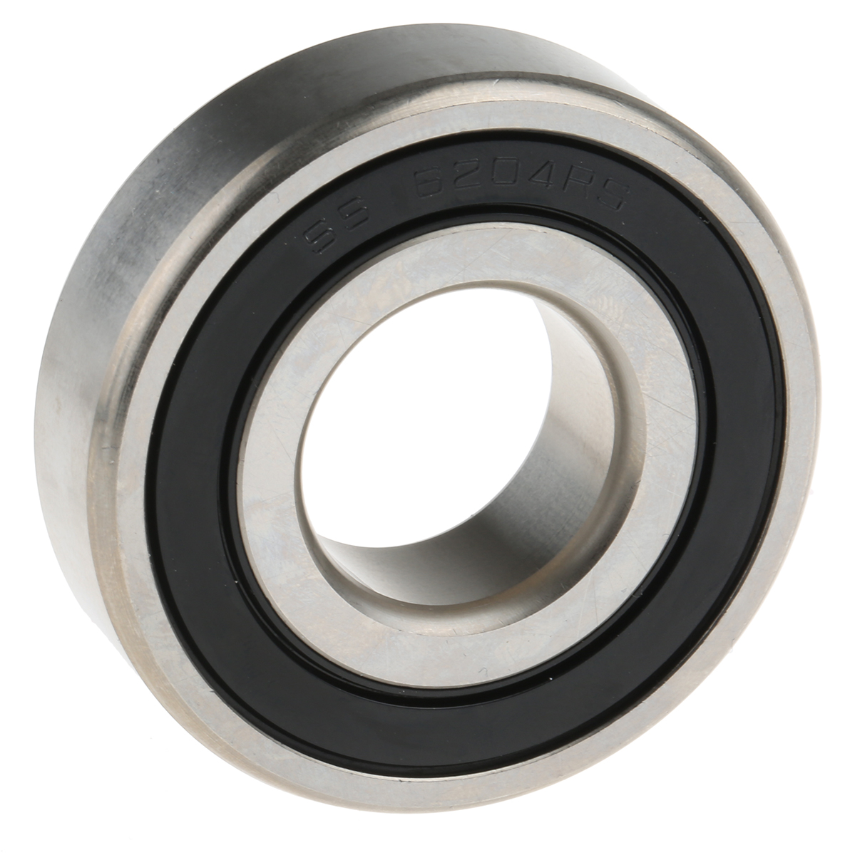 SKF W6204-2RS1 1 Row Ball Bearing - 20 mm ID, 47 mm OD